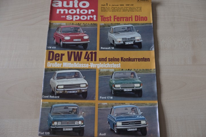 Deckblatt Auto Motor und Sport (01/1969)